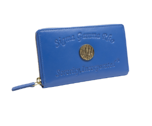 SGRho Embossed Leather Wallet
